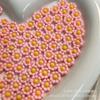 2023 novo cartão de flor de ovo rosa 10mm Halo rosa material feito à mão japonês DIY spot atacado
