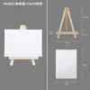 Mini caballete de escritorio trípode de madera soporte de exhibición plegable pequeño marco para pintura al óleo arte infantil tablero de dibujo pequeño