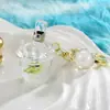 Novo pote de vinho gelado com bolhas luminosas chaveiro DIY pingente de bolsa decoração de luz noturna chaveiro de acrílico