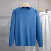 Suéter Pulóver de Pico para Hombre Otoño/Invierno 2023 Suéter de Pico para Hombre talla extra Manga Larga Camisa Base Básica de Punto