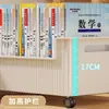 Caja de Almacenamiento Debajo del Escritorio, Mochila Escolar, Estante para Libros, Organizador de Piso con Ruedas, Estante de Almacenamiento Grande Extraíble para Sala de Estar