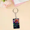 Llavero de Acrílico para Coche Transfronterizo, Llavero de Medicina para Halloween, Calavera de Terror, Colgante de Acrílico para Decoración de Mochila