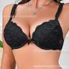 Europa y Estados Unidos sujetador de mujer transfronterizo directo de fábrica sujetador de encaje sexy sujetador de comercio exterior sujetador con aro de acero ropa interior