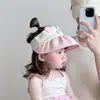 Sombrero de Bebé Verano Delgado Parasol Protección Solar Pico de Pato Parte Superior Abierta Sombrero de Sol para Viaje de Bebé Niño y Niña Sombrero de Malla de Sol de Ala Ancha