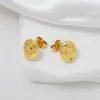 Directamente del fabricante: Pendientes de Dos Tonos Oro y Plata con Forma de Balón de Fútbol, Accesorios Metálicos 3D de Oreja Modernos y Únicos, Soporta Dropshipping