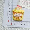 Accesorios de resina DIY de gato postre con temática de comida de dibujos animados para fundas de teléfono, pinzas para el cabello, imanes para refrigerador, llaveros, colgantes y joyería - al por mayor