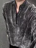 Sudadera con capucha de diseño deconstruido con media cremallera para hombre, otoño e invierno, talla grande, estilo callejero, chaqueta pullover genial, estilo callejero americano, ambiente de alta costura, ropa para hombre