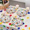 Festa Infantil Aniversário Prato de Papel Descartável Copo de Papel Canudo Faca, Garfo e Colher Utensílios de Mesa Suprimentos para Festa Suprimentos de Decoração de Aniversário