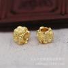 Yiwu Peças de Flores de Cobre DIY com Preservação de Cor Banhadas a Ouro Rosa Feita à Mão Contas Barril de Flores Rosa Acessórios Grampo de Cabelo B607