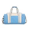 Bolsa de Viagem Transfronteiriça de Curta Distância, Bolsa Esportiva e de Fitness de Grande Capacidade, Bolsa de Bagagem Portátil, Bolsa Cilíndrica para Homens e Mulheres, Design em Cor Contrastante