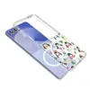 Funda Protectora Transparente Brillante de PC para Teléfono Móvil Plegable Samsung Zflip7 Adecuada para Zfold7 Flip Cubierta Protectora Anticaídas Estuche Duro