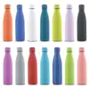 Botella de cola de boca pequeña de acero inoxidable 304 de doble capa Taza americana de bolos con aislamiento al vacío Botella de agua deportiva portátil para ciclismo