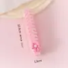 Peine de dibujos animados macaron con lazo y espina de pescado, peine pequeño lindo para trenzar el cabello de las niñas, peine portátil para peinar el cabello en casa