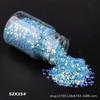 Lentejuelas para decoración de uñas de estrella de 4 mm, color mágico dorado de 4 puntas, cuentas de estrella, material de relleno para masilla de cristal
