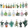 Patches bordados de cactos, patches de suculentas para decoração de roupas, bolsas e embalagens, etiquetas de tecido termocolantes, atacado