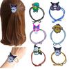 Estilo coreano simples Sanrio Headwear anel de cabelo corda de cabelo corda de cabelo AliExpress acessórios de cabelo duráveis tendões de borracha anel de cabelo de nó multicolorido