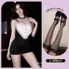 Linda chica con orejas de conejo de discoteca bidimensional coqueteando interés sexual lencería sexy vestido lencero personaje QQNY uniforme de juego de rol