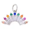 S28 Accesorios para joyería DIY micro incrustación aceite mini sol rayo molino de viento copo de nieve luna estrellas