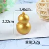 Miniatura de Lingote de Oro Simulado Joyería Accesorios para Manualidades Resina Decoraciones Creativas para Inauguración de Casa Adornos de la Fortuna Venta al por Mayor