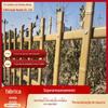 Cerca de Bambu Imitado em Aço Inoxidável para Nova Construção Rural, Cerca para Horta ao Ar Livre, Cerca de Bambu Artificial para Jardim de Pátio, Paisagem Rural