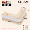 Pata de Soporte para Sofá Pie de Cama Pie de Mesa Madera Maciza Forma de L Pata para Mesa de Café Pie de Mueble de TV Accesorios para Muebles Almohadilla para Pie de Mueble