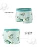 Ropa interior para niños N143, venta al por mayor, nuevos calzoncillos tipo bóxer con diseño de cocodrilo de dibujos animados, pantalones cortos a cuadros de algodón para niños.