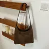 Bolsa Tote Casual Simples de Cor Sólida para Trabalho e Dia a Dia, Nova Coleção Outono 2026, Alta Aparência, Elegante, de Ombro Único