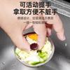 Colador de Fregadero de Cocina Pantalla Filtro Fregadero de Lavabo para Verduras Tapón de Fuga Grande Universal Acero Inoxidable Filtro de Rebote