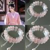 Popular Pulsera de Durazno con un Estilo Fresco y Elegante, Hace que tu Piel Luzca Más Clara, Pulsera de Moño, Regalo para Mejores Amigas y Amigas