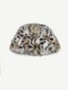 Sombrero de pescador afelpado con estampado de leopardo para mujer, otoño e invierno, estilo japonés, que hace que la cara se vea pequeña, cálido, con protección para las orejas, tipo cubo, sombrero peludo de moda estilo coreano