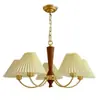 Lámpara de araña estilo vintage para la sala de estar, luz principal con una sensación de lujo ligero y alta gama, retro y elegante estilo Bauhaus, lámpara de hierro de 6 luces para el comedor