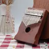 Fiddle de pulgar de 17 tonos para principiantes, núcleo de flor de durazno, fiddle de dedo, introducción, fiddle de trémolo, instrumento musical pequeño portátil, chapa, fiddle Karimba