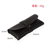 Bolsa para Pipa de Cuero PU, Portátil, Resistente a la Humedad, Estuche para Gafas con Botón, Bolsa de Almacenamiento Grande para Hombre, Bolsa para Accesorios de Fumar