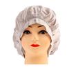 Amazon Silk Nightcap Touca de banho feminina de seda ajustável sem estrangulamento Casa plissada Mulberry Silk Quimioterapia Moon Cap