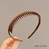 Diadema de Gipsófila Ondulada Afelpada con Pasador Antideslizante Dentado Tocado Diadema Limpiadora de Maquillaje para Mujer Lavado Facial de Verano para Mujer