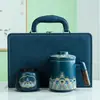 Taza personal vaso de agua de oficina con tetera juego de té traje taza personal gran capacidad cerámica