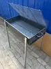 Horno Parrilla Barbacoa Soldadura Completa Engrosada Borde Graso Grande Horno Horno para Pescado a la Parrilla Comercial Barbacoa de Carbón Estilo Antiguo Soporte Personalización
