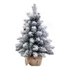 Decoração de Natal presente 30cm45cm60cm árvore pequena verde flocado de mesa decoração de janela árvore de Natal