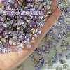 Cristal Roxo Fundo Pontiagudo Nail Art Diamante Flash Luz Roxo Diamante de Formato Especial Misturado Cristal de Rocha Borboleta Coração Joias para Nail Art Atacado