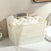 Cesta Organizadora de Plástico Caixa Organizadora de Mesa Organizador Caixa de Armazenamento Porta-Objetos Estrutura de Armazenamento Cesta de Armazenamento Cesta de Armazenamento Retangular