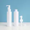 Frasco de Loção Branco Tipo Pressão para Animais de Estimação 150ml Frasco Bomba de Óleo Removedor de Maquiagem Portátil para Viagem Frasco Refil de Shampoo e Gel de Banho