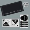 Kit de Película para Pantalla de Teléfono Móvil Exportación Comercio Electrónico Bolsa Negra de Accesorios Traje de Limpieza de Pantalla Bolsa de Alcohol Inglesa