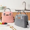 Nova Bolsa Térmica de Tecido Oxford, Bolsa de Gelo para Uso Externo, Bolsa Térmica Portátil Espessa, Bolsa para Refeição, Bolsa para Refeição de Levar, Bolsa Bento