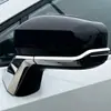 Adecuado para Toyota RAV4 26 modelos moldura de espejo retrovisor, sexta generación Wildlander pegatina decorativa de moldura brillante para espejo retrovisor