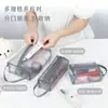 Malla de Puntos Bolsa de Empaque Compacta Portátil con Cremallera Billetera para Monedas Lápiz de Labios Delineador de Ojos Cosméticos Bolsa de Almacenamiento de Malla Venta al por Mayor
