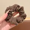 Infantil 2026 Outono/Inverno Novo Retrô Bolinhas Intestino Pequeno Elástico de Cabelo para Cabelo Rabo de Cavalo Corda de Cabelo Prendedor de Cabelo Flor de Cabelo