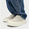 Zapatos de Lona para Hombre para Verano, Zapatillas Casuales Transpirables y Versátiles, Zapatos Deportivos sin Cordones con Suelas Gruesas, Zapatos de Tela Old Beijing que Aumentan la Altura
