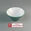 A8 Melamina Patrón de Tela Simple Verde Vajilla Plato para Fondue Plato de Res y Cordero Plato para Barbacoa Plato para Plato de Fondue Plato de Rollo de Res Graso