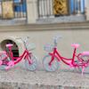 Bicicleta Infância Play Home Simulação Montagem Coleção Bicicleta Modelo DIY Brinquedos Pequenos Enfeites Comércio Exterior Presentes Itens