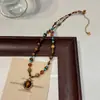 Collar Colgante Corazón Maillard para Mujer, Lujo Accesible Cadena de Clavícula con Perlas de Nicho de Gama Alta, Tendencia Popular de Accesorios de Otoño e Invierno